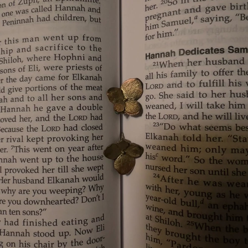 Art flower earring